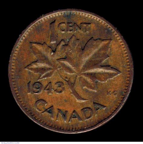 1 Cent 1943, George al VI-lea (1937-1952) - Canada - Monedă - 7374