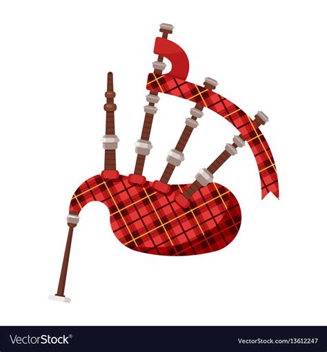 Flat style scottish traditional musical instrument