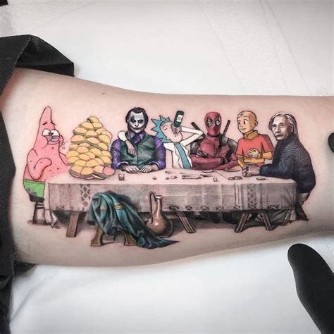 Cheeky Pop Culture Tattoos Combine Fandoms and Fine Art