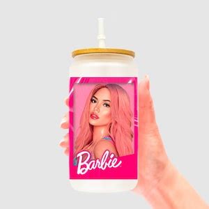 Karol G PNG, Printable Karol G Pink Hair PNG, Karol G Sublimation PNG, Karol G Barbie ...