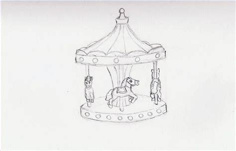 Carousel Drawing at PaintingValley.com | Explore collection of Carousel ...