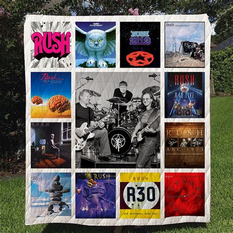 Rush Band Albums Quilt Blanket - Pick A Quilt