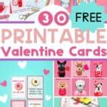 30 Free Printable Valentine Cards for Kids - Kidz Craft Corner