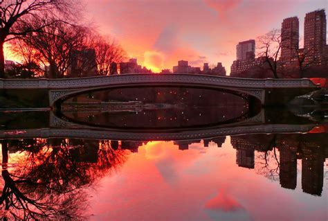 sunset at the rowing pond | Central Park. New York City. Man… | Flickr