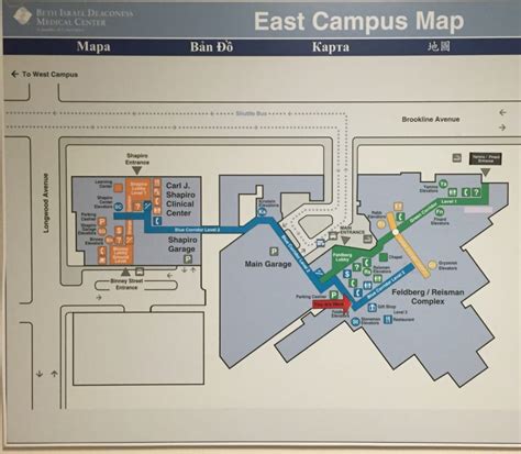 Beth Israel Campus Map_ – Map Of Us Topographic