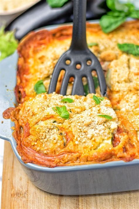 Eggplant Parmesan Zucchini Casserole - Contentedness Cooking