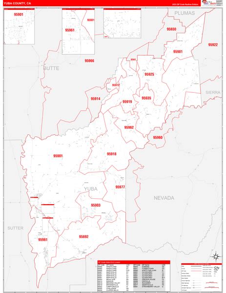 Map Books of Yuba County California - marketmaps.com