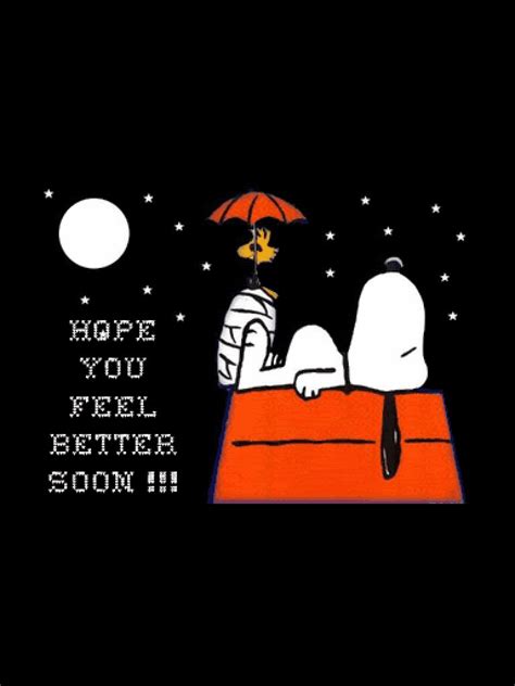 Wishing You a Speedy Recovery! Snoopy and Woodstock Get Well Soon Card