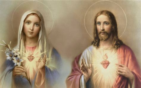 Sacred Heart Of Jesus And Immaculate Heart Of Mary