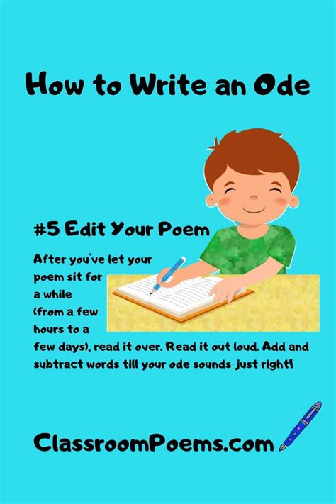 How to Write an Ode