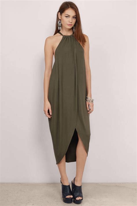 Destination Anywhere Surplice Dress at Tobi.com #shoptobi Olive Dress ...