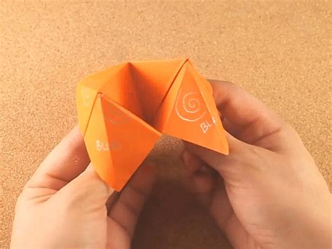 How to Make a Cootie Catcher (Origami Fortune Teller): 10 Steps | Origami fortune teller ...