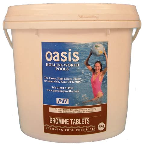 Bromine Tablets for Swimming Pools & Spas 5kg | Oasis Pool Products