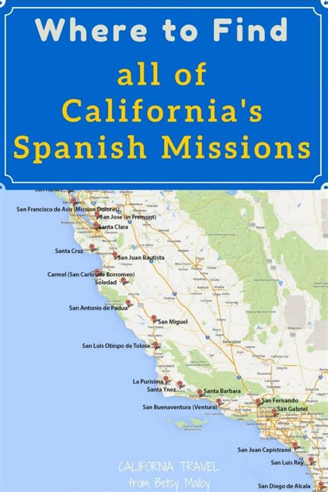 California Central Coast Missions Trail - Southern California Missions ...