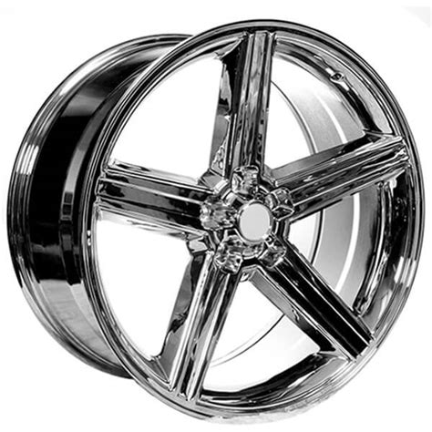 22" IROC Wheels Chrome 5-lugs Rims #IRC004-4