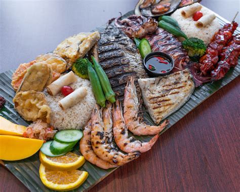 Free Grilled Seafood Platter Photo — High Res Pictures