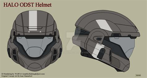 Halo ODST Helmet by Wolff60 on DeviantArt | Halo armor, Helmet, Halo