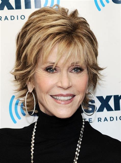 Joyeux anniversaire 75e, Jane Fonda! | Shaggy short hair, Short hair with layers, Short hair ...