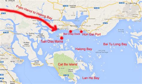 HALONG BAY, Vietnam: MAP & LOCATION