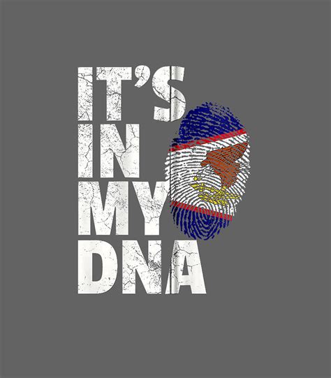 ITS IN MY DNA American Samoa Flag Samoan Pride Roots Digital Art by ...