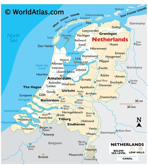 Printable Map Of The Netherlands - Printable Word Searches