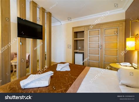 Empty Stylish Old Style Hotel Room Stock Photo 2200866619 | Shutterstock