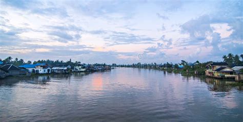 Beautiful View of Martapura River in the Morning in Banjar, South Kalimantan, Indonesia Stock ...