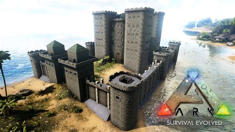 ARK: Survival Evolved - Epic Medieval Castle (My First ARK Build) - YouTube