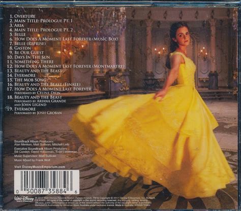 Beauty and the Beast Original Motion Picture Soundtrack музыка из игры