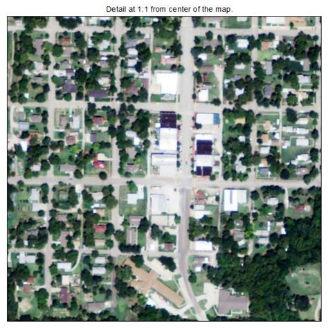 Aerial Photography Map of Marquette, KS Kansas