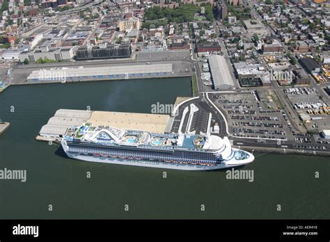 Cruise Ship in New York Harbor, New York, USA Stock Photo - Alamy