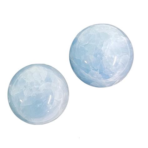 Blue Calcite Sphere - for inner peace and meditation