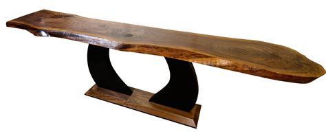 Live Edge Console Table - Heirloom Custom Woodworks