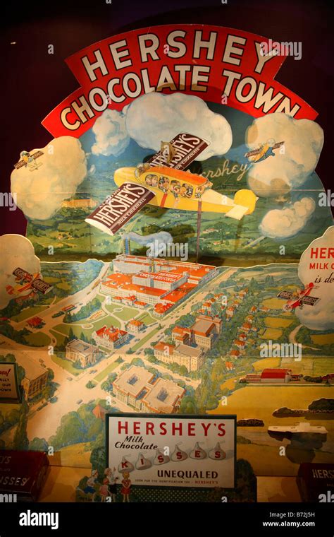 A sign in chocolate museum in Hershey, Pennsylvania Stock Photo - Alamy