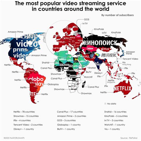 These Are The Most Popular Video Streaming Services In Every Country ...