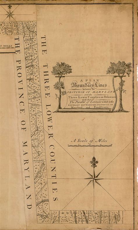 The Mason Dixon Line—a map that relates the experiment of exactitude and measure which fortified ...