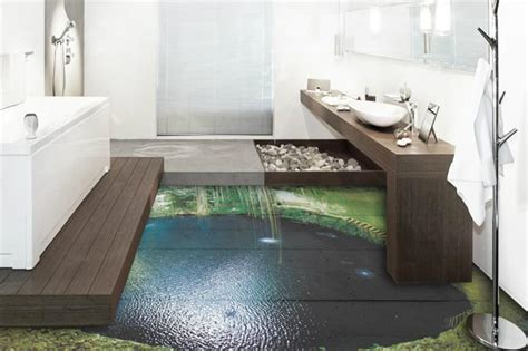 Bathroom Floor Painting Illusion – Flooring Guide by Cinvex