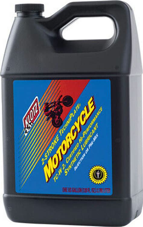 Klotz Techniplate Synthetic 2-Stroke Oil 1 Gallon - KL-301 - Riders ...