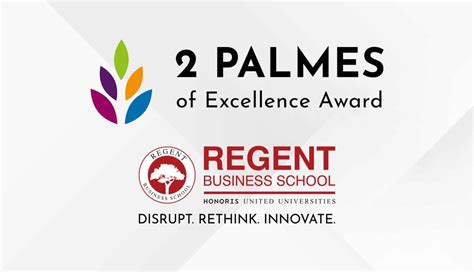 We received 2 PALMES Awards | REGENT