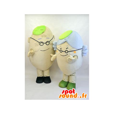 Purchase Mascots of elderly people, a man and a woman in Yuru-Chara ...