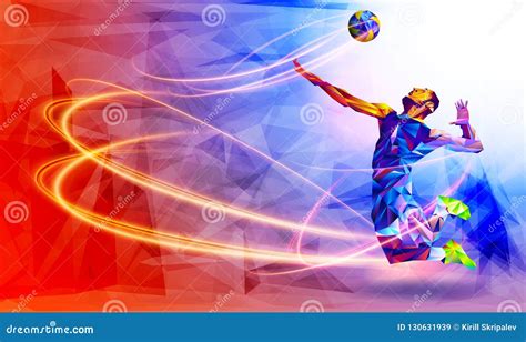 Abstract Volleyball Logo Design Team Royalty-Free Stock Image ...