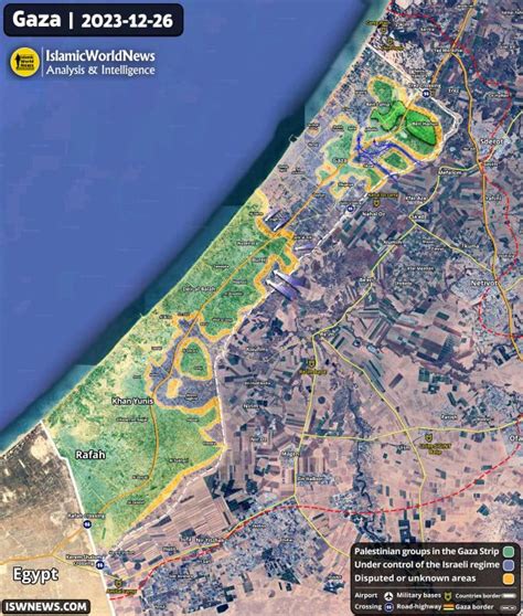 Latest Military Situation In The Gaza Strip; 81th Day Of Battles (Map ...