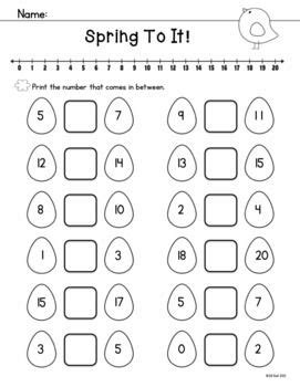 9 Best Images of Before And After Number Worksheets / worksheeto.com
