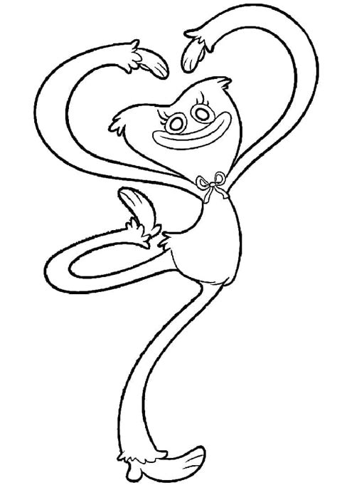 Cute Kissy Missy coloring page - Download, Print or Color Online for Free