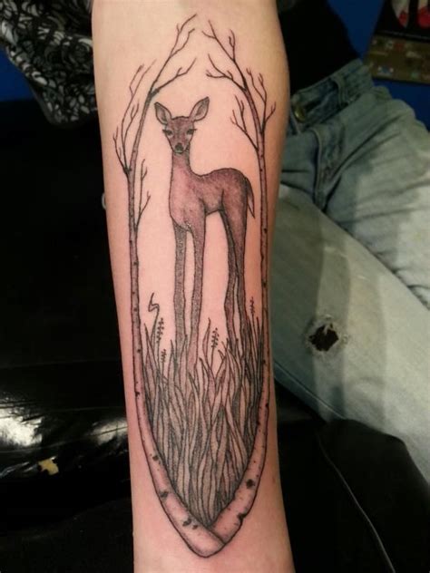 by avrell fox | Doe tattoo, Deer tattoo, Becoming a tattoo artist