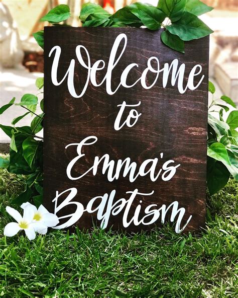 Welcome baptism custom sign! | Baptism girl, Chalkboard welcome signs, Boy baptism