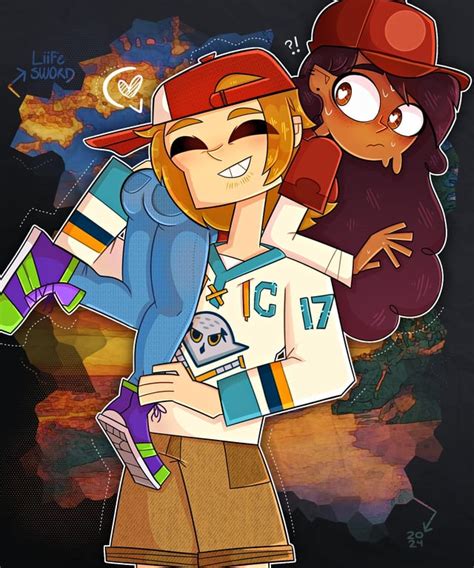 [OC] Wayne x Intern Girl Fanart : r/Totaldrama