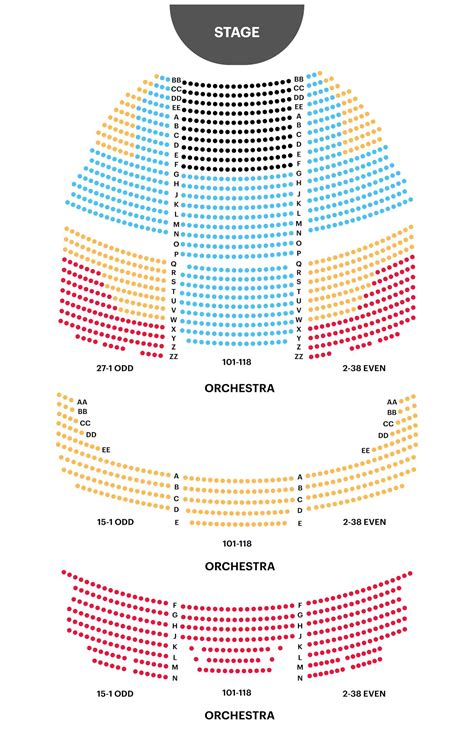 Gershwin Theater Seating Chart – Best Seats, Real-Time Pricing, Tips & Reviews💺