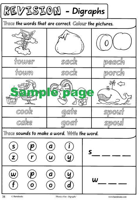 Phonics Fun Digraphs DOWNLOADABLE | Educational Worksheets & Books ...