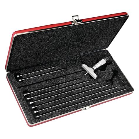 Starrett® 440Z-9L - Micrometer Depth Gage 0-9" 2-1/2" Base - TOOLSiD.com